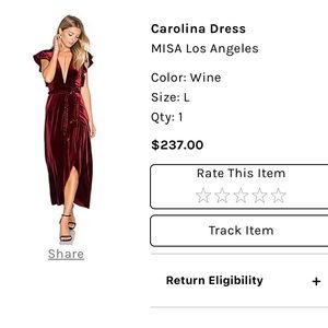 MISA LOS ANGELES Carolina dress